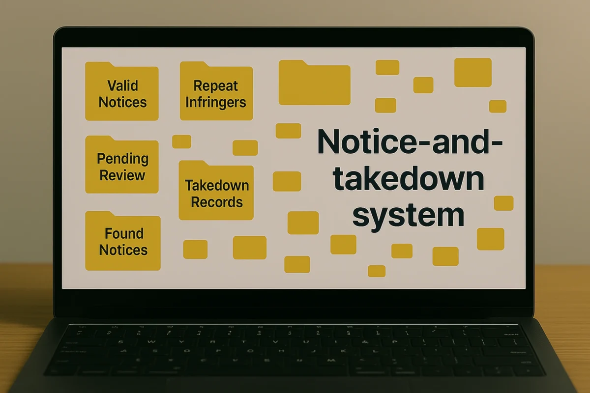 Notice-And-Takedown Systems: Legal Requirements & Best Practices