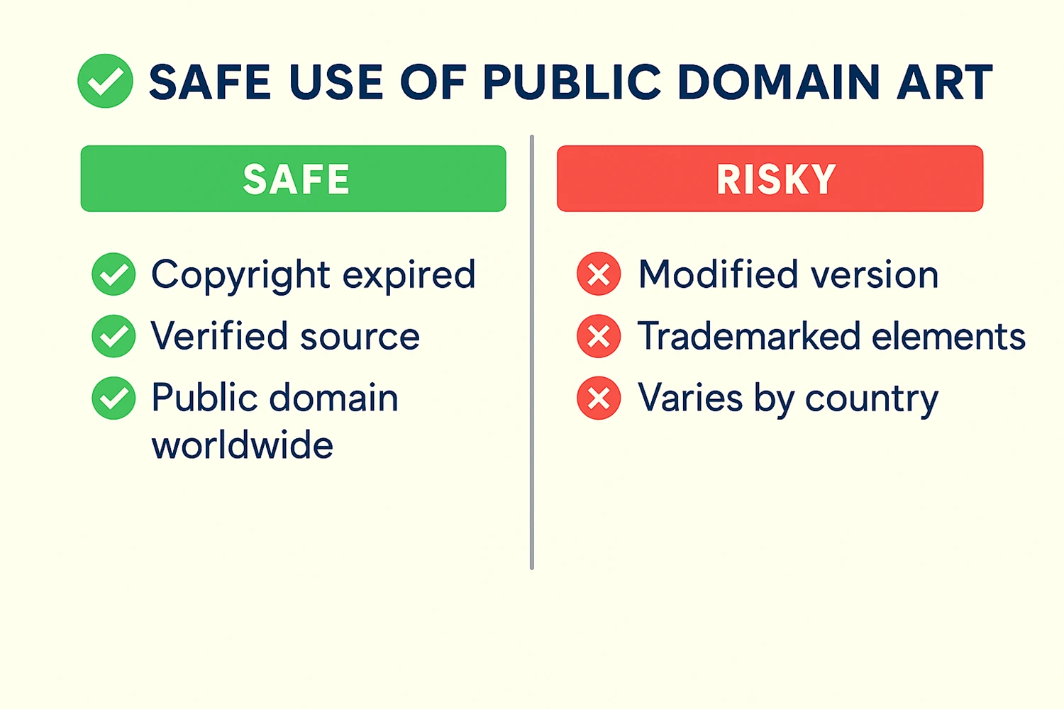How to Use Public Domain Art Safely on POD Platforms